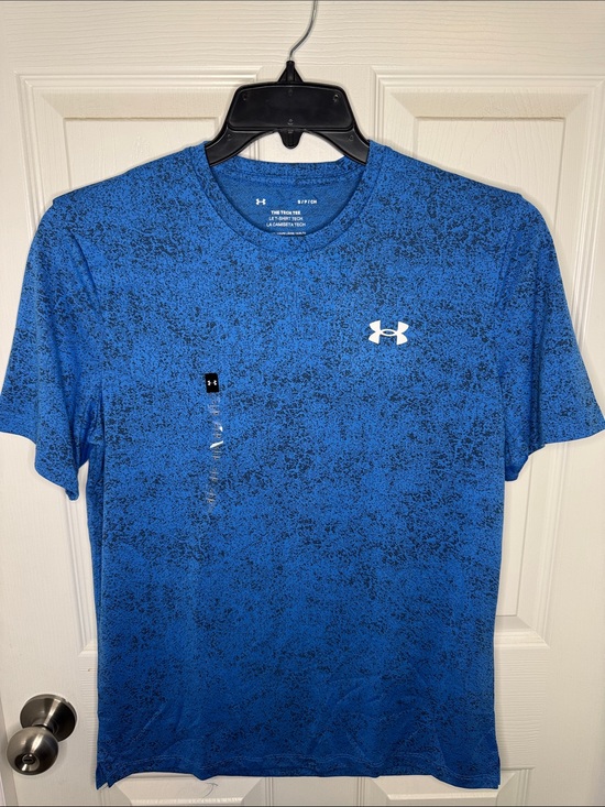 Under Armour Other - NWT Men’s Under Armour Blue Short-Sleeve Pixalate Graphic Performance Tee